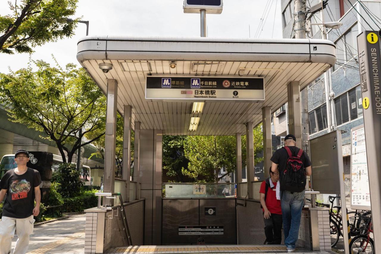 大阪道顿堀 铁甲猫の家 Apartment Bagian luar foto