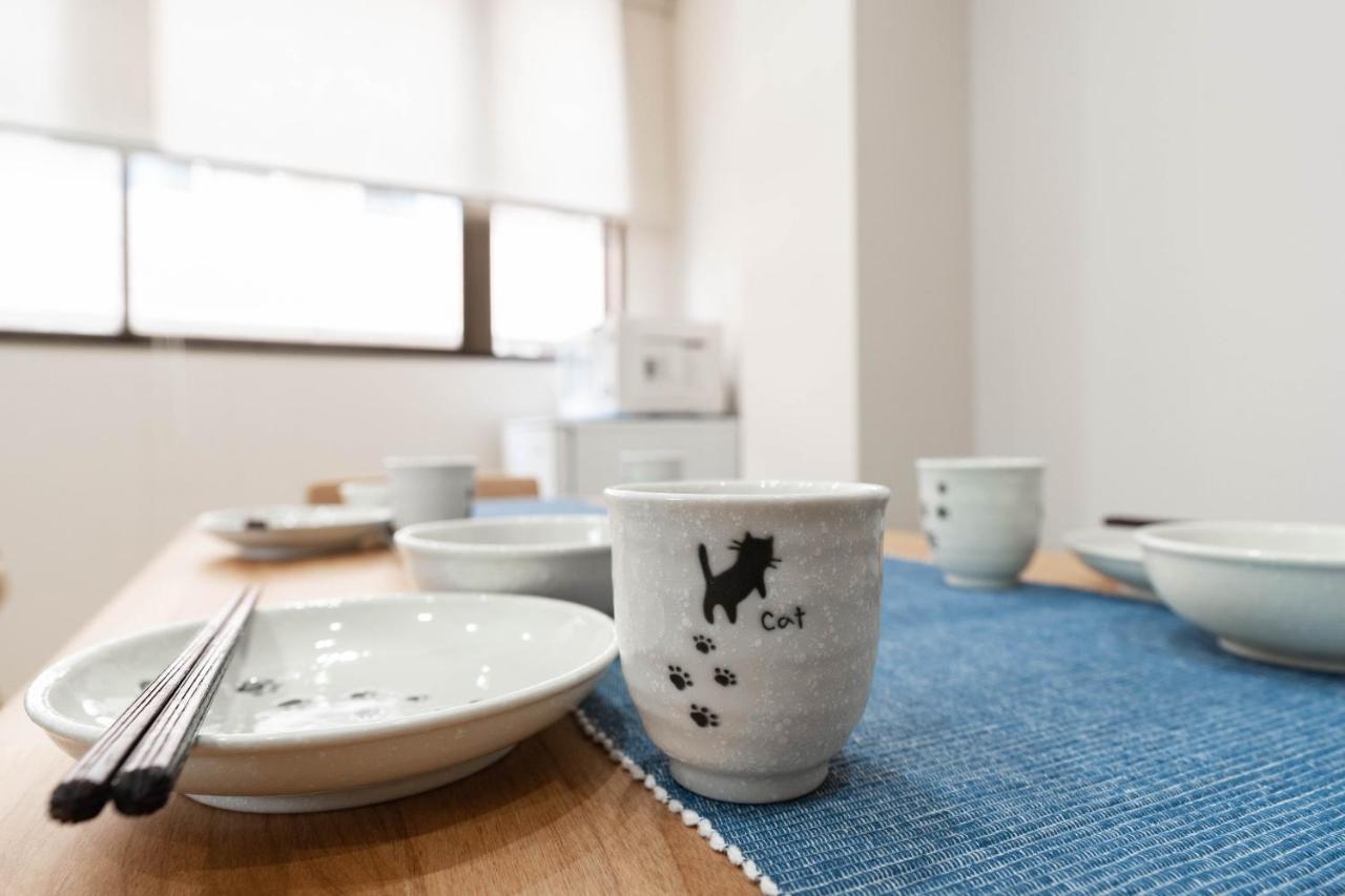 大阪道顿堀 铁甲猫の家 Apartment Bagian luar foto