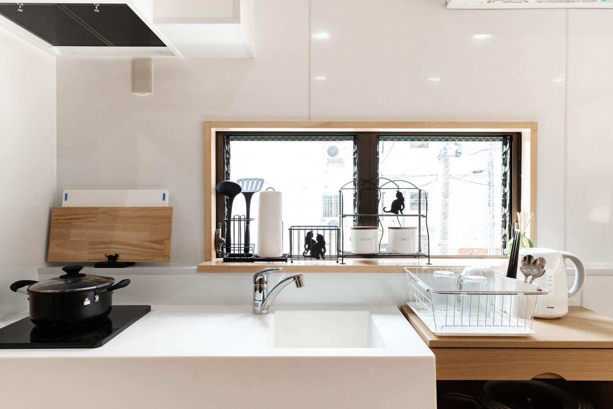 大阪道顿堀 铁甲猫の家 Apartment Bagian luar foto